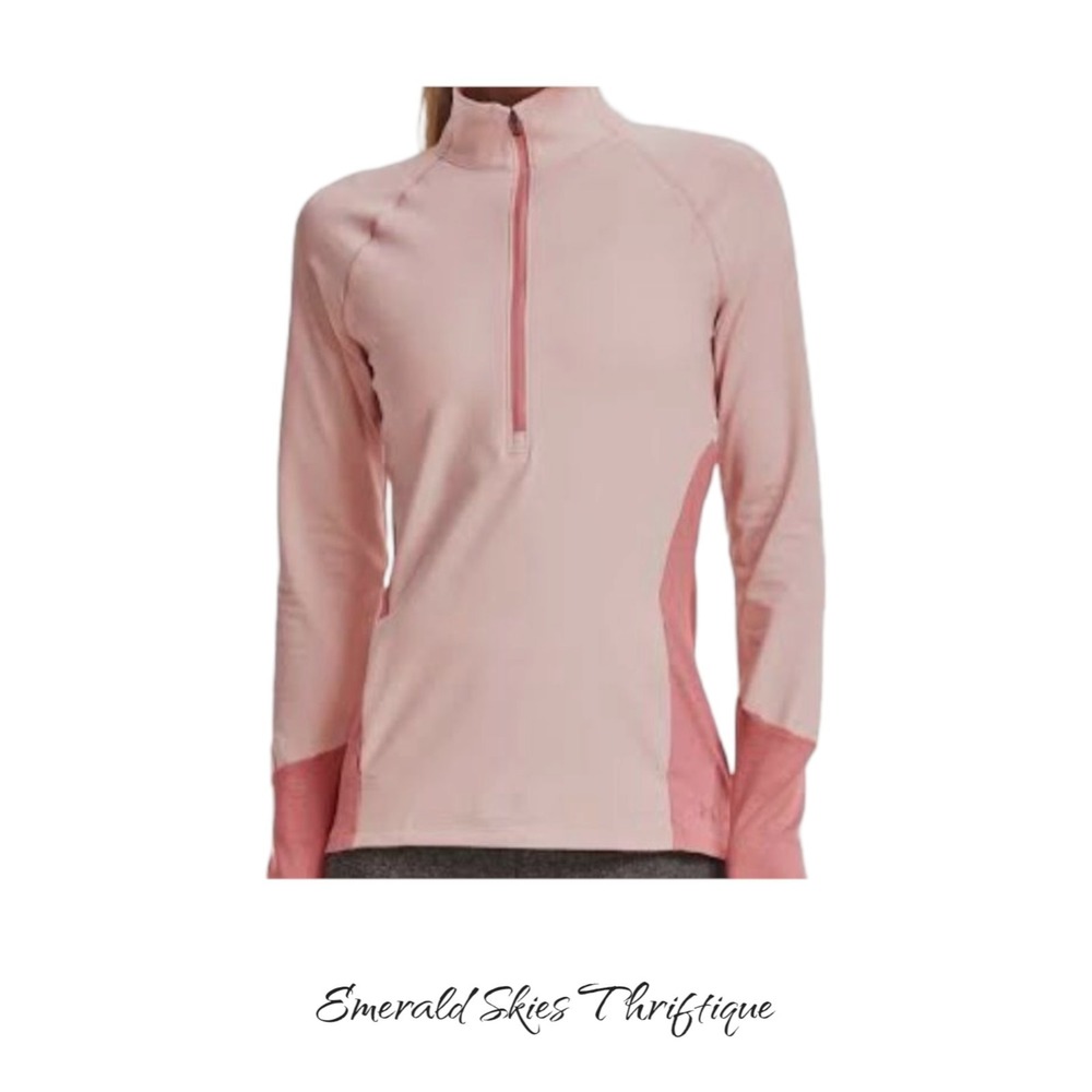 UNDER ARMOUR Women's Cold Gear Half-Zip Top, new wm free ship